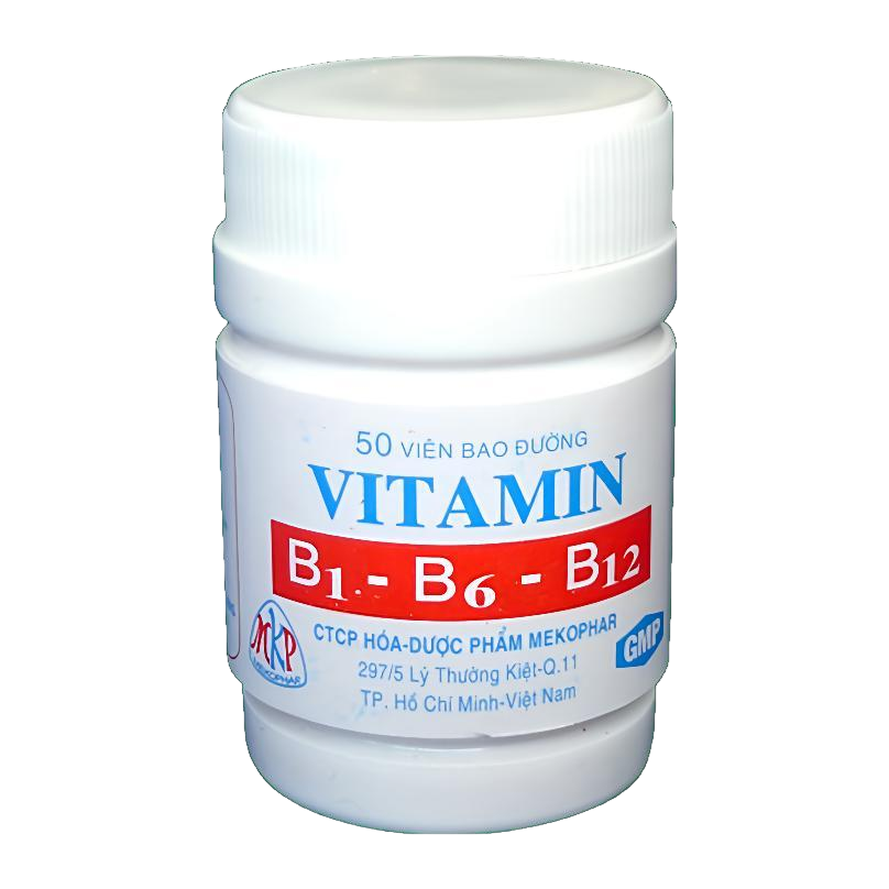 Vitamin b1 - b6 - b12 mekophar (c/50v)
